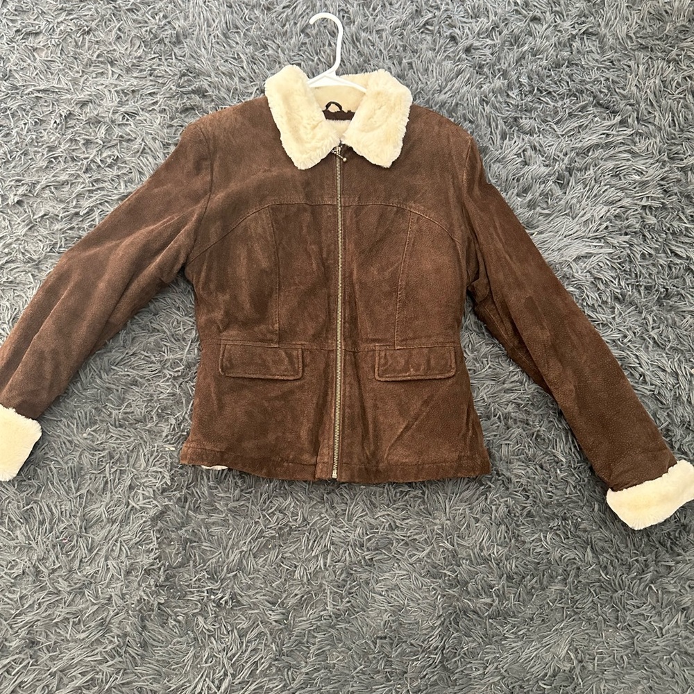Maxima brown/cream coat Large